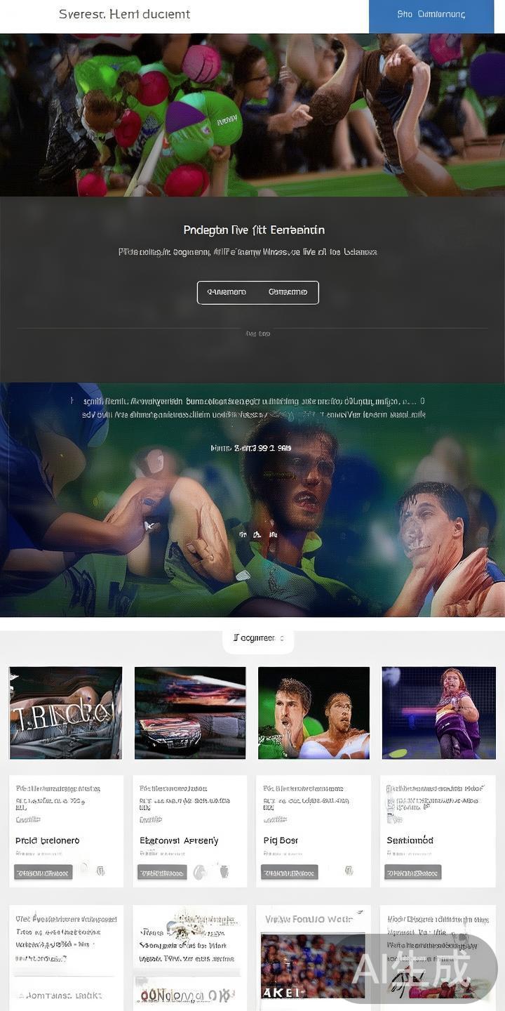 主页一般分为导航栏、赛事推荐区、优惠公告区及用户入